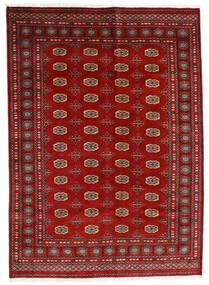  174X240 Pakistan Buchara 3Ply Teppich Rot/Dunkelrot Pakistan Carpetvista