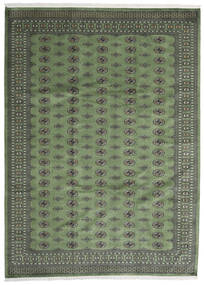 絨毯 パキスタン ブハラ 2Ply 250X344 グリーン/グレー 大きな (ウール, パキスタン)