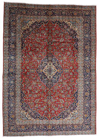 287X403 Keshan Matta Orientalisk Röd/Grå Stor (Ull, Persien/Iran) Carpetvista