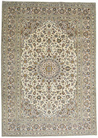 244X340 Keshan Rug Oriental Orange/Beige (Wool, Persia/Iran) Carpetvista