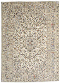 絨毯 ペルシャ カシャン 253X352 ベージュ/ライトグレー 大きな (ウール, ペルシャ/イラン)