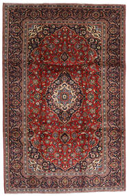 238X364 Χαλι Ανατολής Keshan Κόκκινα/Σκούρο Κόκκινο (Μαλλί, Περσικά/Ιρανικά) Carpetvista
