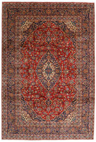 250X370 Tapis D'orient Kashan Rouge/Rouge Foncé Grand (Laine, Perse/Iran) Carpetvista