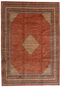 263X380 絨毯 オリエンタル サルーク Mir 茶色/オレンジ 大きな (ウール, ペルシャ/イラン) Carpetvista