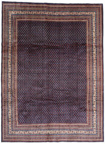 268X365 Sarough Mir Tæppe Orientalsk Mørkelilla/Rød Stort (Uld, Persien/Iran) Carpetvista