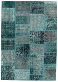 167X236 Koberec Patchwork - Persien/Iran Moderní Modrozelená/Tmavě Tyrkysová (Vlna, Persie/Írán) Carpetvista
