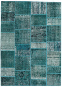  Patchwork - Persien/Iran 167X231 ペルシャ ウール 絨毯 ターコイズ/ダークターコイズ Carpetvista