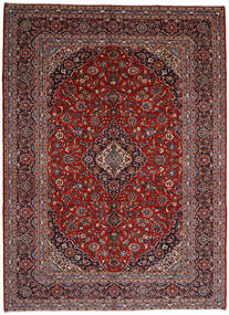  Kashan Tapete 297X409 Persa Lã Vermelho/Vermelho Escuro Grande Carpetvista
