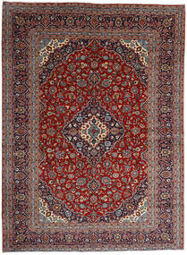 286X391 Keshan Teppich Orientalischer Rot/Grau Großer (Wolle, Persien/Iran) Carpetvista