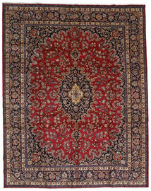 Mashad Vloerkleed 298X375 Rood/Donkerrood Groot Wol, Perzië/Iran Carpetvista