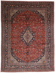  Persisk Keshan Fine Matta 317X402 Röd/Mörkröd Stor (Ull, Persien/Iran)