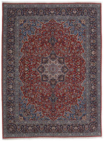 Tapete Kerman 303X440 Cinzento/Vermelho Grande (Lã, Pérsia/Irão)