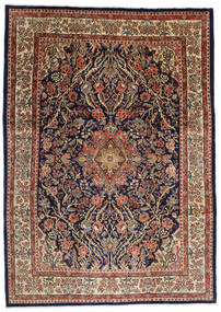  Persian Sarouk Rug 277X387 Brown/Beige Carpetvista