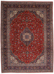 313X428 Alfombra Keshan Fine Oriental Rojo/Gris Grande (Lana, Persia/Irán) Carpetvista