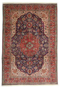  Persialainen Tabriz Matot Matto 200X297 Punainen/Tummanpunainen (Villa, Persia/Iran)