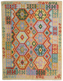  152X198 Kelim Afghan Old Style Vloerkleed Beige/Oranje Afghanistan Carpetvista