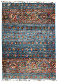 Shabargan Teppich 103X152 Blau/Braun Wolle, Afghanistan Carpetvista
