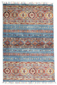 97X150 絨毯 Shabargan モダン グレー/ブルー (ウール, アフガニスタン) Carpetvista