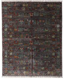 絨毯 Shabargan 159X195 ダークレッド/ダークグレー (ウール, アフガニスタン)