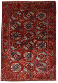 137X201 Tapete Oriental Kazak Ariana Vermelho/Vermelho Escuro (Lã, Afeganistão) Carpetvista
