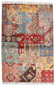98X151 Sharbargan Rug Modern Red/Beige (Wool, Afghanistan) Carpetvista