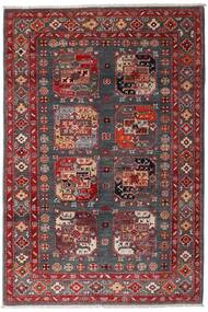 絨毯 カザック Fine 117X173 レッド/ダークグレー (ウール, アフガニスタン)