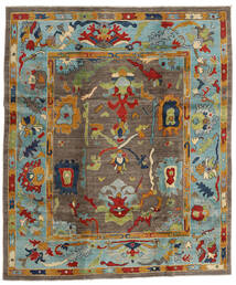  Orientalischer Kazak Fine Teppich 244X290 Orange/Braun Wolle, Afghanistan Carpetvista