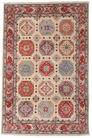Kazak Fine Teppich 118X179 Rot/Beige Wolle, Afghanistan Carpetvista