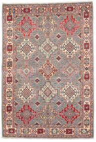 121X177 Kazak Fine Teppich Orientalischer Rot/Beige (Wolle, Afghanistan) Carpetvista