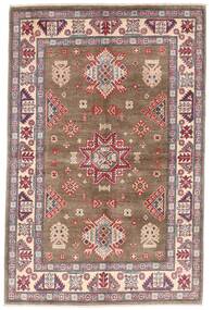 119X179 Tapete Kazak Fine Oriental Castanho/Vermelho (Lã, Afeganistão) Carpetvista