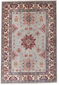 121X179 Kazak Fine Teppich Orientalischer Rot/Grau (Wolle, Afghanistan) Carpetvista