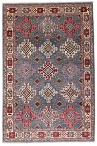 119X179 Alfombra Kazak Fine Oriental Rojo/Gris (Lana, Afganistán) Carpetvista