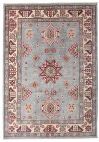 127X180 Tapete Oriental Kazak Fine Vermelho/Cinzento (Lã, Afeganistão) Carpetvista