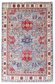 Tapete Oriental Kazak Fine 121X186 Vermelho/Cinzento (Lã, Afeganistão)