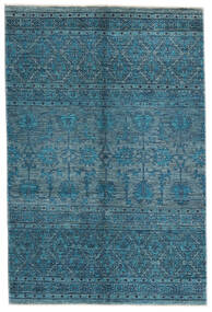 Mirage Teppich 125X188 Blau/Dunkelblau Wolle, Afghanistan Carpetvista