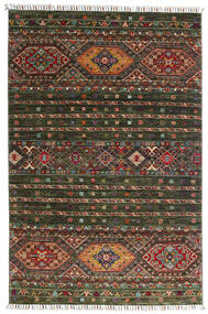 Shabargan Rug 122X185 Dark Yellow/Brown Wool, Afghanistan Carpetvista