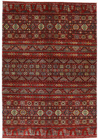 Shabargan Rug 166X239 Dark Red/Brown Wool, Afghanistan Carpetvista