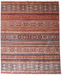 絨毯 Shabargan 242X300 レッド/ベージュ (ウール, アフガニスタン)