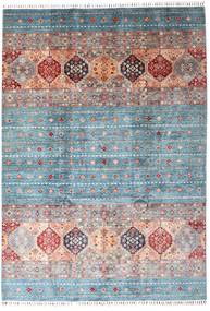 207X295 Shabargan Teppich Moderner Grau/Blau (Wolle, Afghanistan) Carpetvista