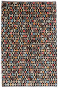 168X252 絨毯 Moroccan Berber - Afghanistan モダン ダークグレー/オレンジ (ウール, アフガニスタン) Carpetvista