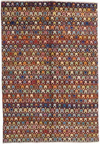  171X249 Moroccan Berber - Afghanistan Teppich Rot/Dunkelrot Afghanistan Carpetvista