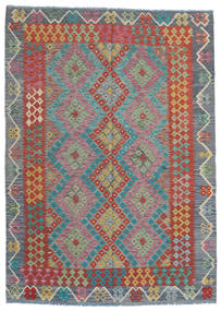 絨毯 キリム アフガン オールド スタイル 177X246 グレー/レッド (ウール, アフガニスタン)