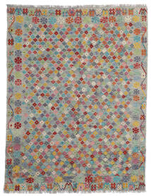 175X229 絨毯 キリム アフガン オールド スタイル オリエンタル グレー/レッド (ウール, アフガニスタン) Carpetvista