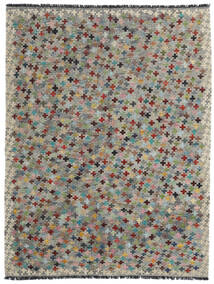 171X224 絨毯 キリム アフガン オールド スタイル オリエンタル グレー/オレンジ (ウール, アフガニスタン) Carpetvista