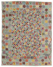 絨毯 キリム アフガン オールド スタイル 185X236 グレー/イエロー (ウール, アフガニスタン)