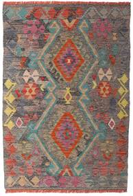  98X146 Kelim Afghan Old Style Matot Matto Punainen/Ruskea Afganistan Carpetvista