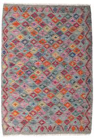 100X142 Kelim Afghan Old Stil Teppich Orientalischer Rot/Grau (Wolle, Afghanistan) Carpetvista