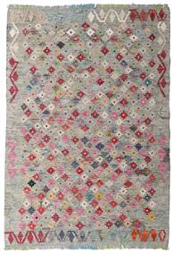  Kilim Afghan Old Style Tappeto 103X150 Di Lana Grigio/Grigio Chiaro Piccolo Carpetvista