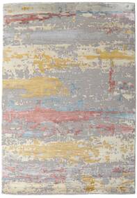 Tapis Damask Collection 159X230 Beige/Gris (Laine, Inde)