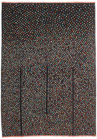  Kilim Moderne Tapis 206X286 De Laine Gris Foncé/Gris Carpetvista